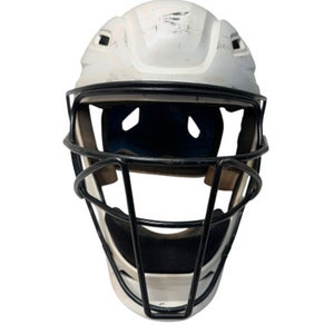 Used Easton THE VERY BEST HELMET Catchers Helmet w/Mask White LG 11835-S000195533
