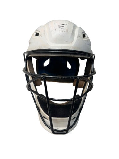 Used Easton THE VERY BEST HELMET Catchers Helmet w/Mask White LG 11835-S000195533