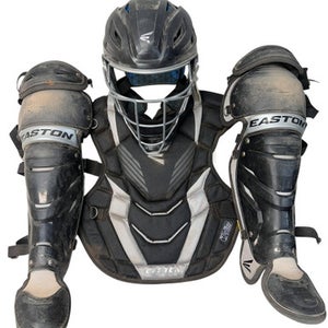 Used Easton EASTON GAME TIME CHEST INT Catchers Chest Protector Black Intermed 11835-S000197567