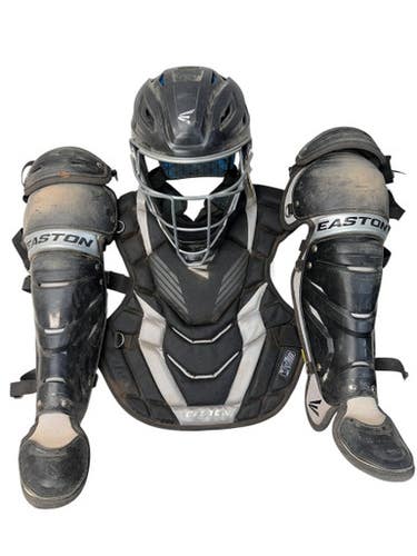 Used Easton EASTON GAME TIME CHEST INT Catchers Chest Protector Black Intermed 11835-S000197567