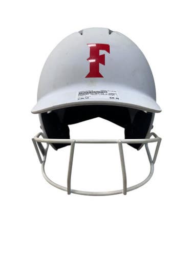 Used Champro CHAMPRO HELMET LG Batting Helmet w/Mask White LG 11835-S000197674