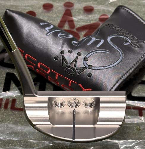 Scotty Cameron Super Select Del Mar Putter 34" Inch w/ Headcover MINT! #89466