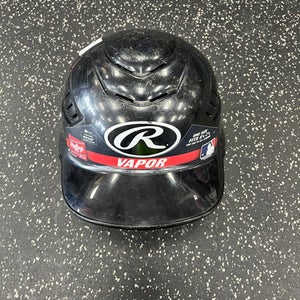 Used Rawlings VAPOR Batting Helmet No Mask Black S/M 11849-S000030867
