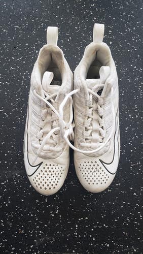 Used Nike HURRACHE LAX Cleats Mens White Senior 6.5 11849-S000030895