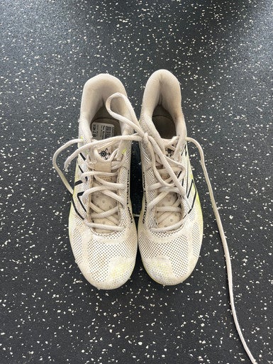 Used New Balance LAX Cleats Boys White Junior 04 11849-S000030907