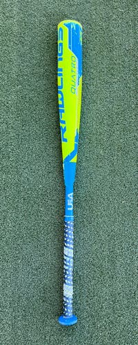 2018 Rawlings Quatro Composite USA Bat (-10) 21 oz 31" GLOWSTICK GOAT