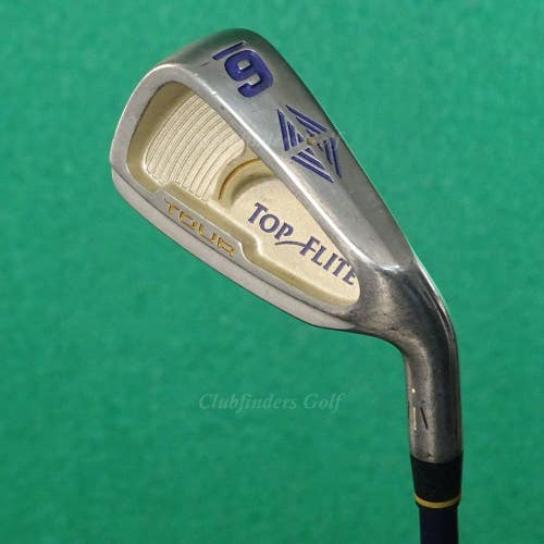 Lady Top Flite Tour Single 6 Iron Factory Fenwick Muscle W-60 Graphite Women