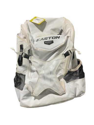 Used Easton BACKPACK BB/SB Player Carry Bag White 11834-S000039108