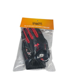 Used Under Armour F9 NITRO FB Gloves Red LG 11834-S000039146