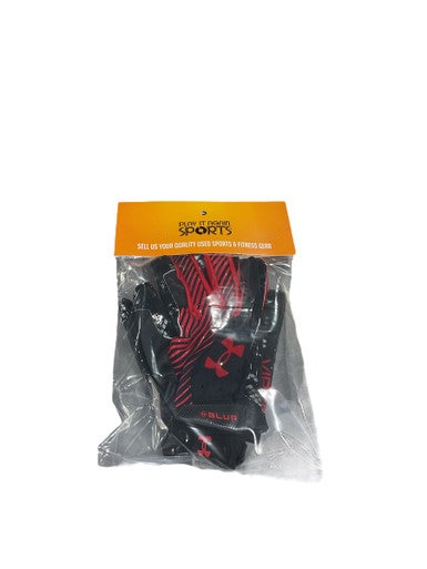 Used Under Armour BLUR FB Gloves Red LG 11834-S000039147