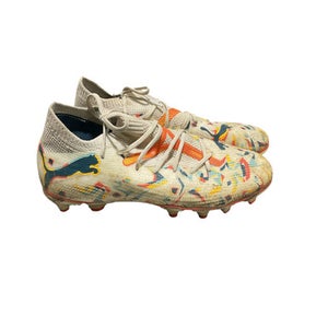 Used Puma Soccer Cleats White Junior 02.5 11834-S000039248