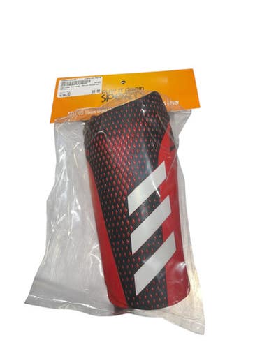 Used Adidas Soccer Shin Guards Adult Red MD 11834-S000039265