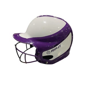 Used RIP-IT HELMET W MASK Batting Helmet w/Mask Purple SM 11834-S000039292