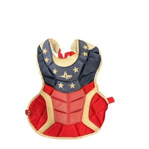 Used All-Star RED ALLSTAR CHEST PROTECTOR Catchers Chest Protector Red Intermed 11834-S000039336