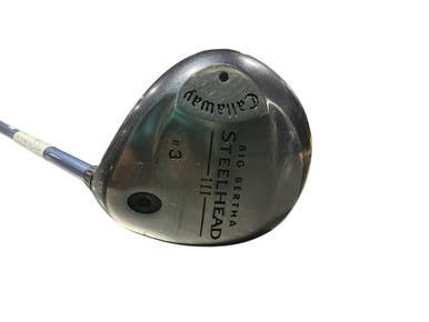 Used Callaway STEELHEAD 3 Womens Fairway Wood RH 3 Wood 11834-S000039341