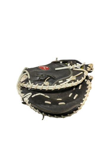 Used Rawlings BLK CATCHER MITT BB/SB Catchers RH Throw Black 32 1/2" 11834-S000039367