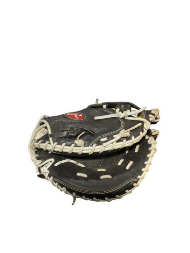 Used Rawlings BLK CATCHER MITT BB/SB Catchers RH Throw Black 32 1/2" 11834-S000039367