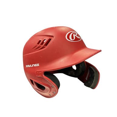 Used Rawlings HELMET Batting Helmet No Mask Red SM 11834-S000039400