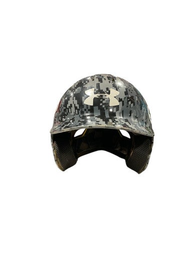 Used Under Armour DIGITAL CAMO Batting Helmet No Mask Grey SM 11834-S000039401