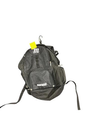 Used Marucci BLK BACKPACK BB/SB Player Backpack Black 11834-S000039441