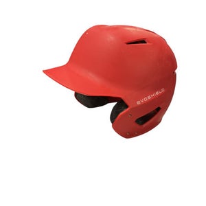 Used Evoshield RED HELMET Batting Helmet No Mask Red One Size 11834-S000039473