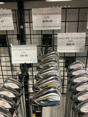 Used Taylormade KALEA GOLD Mens Iron Set LH 5I-SW 11834-S000039505