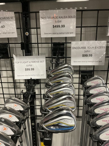 Used Taylormade KALEA GOLD Mens Iron Set LH 5I-SW 11834-S000039505