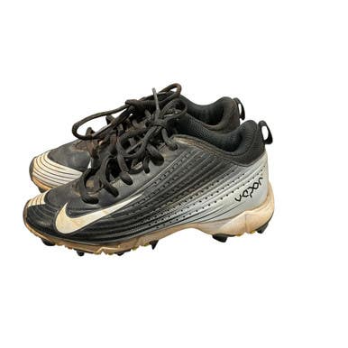 Used Nike VAPOR BB CLEAT BB/SB Cleats Black Youth 13.0 11834-S000039522