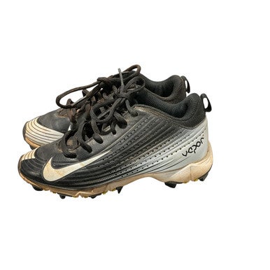 Used Nike VAPOR BB CLEAT BB/SB Cleats Black Youth 13.0 11834-S000039522