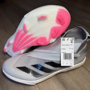 new men's 11.5 Adidas Adizero Impact+TPU Grey Black-pink Baseball Cleats ID0976