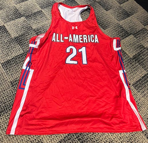 #21 2022 Under Armour All America Women's Senior Game Jersey