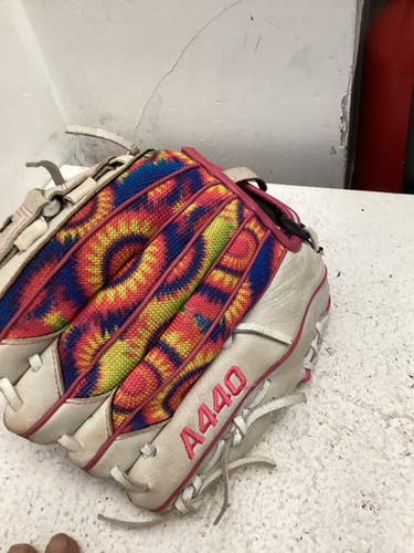 Used Wilson A04RF24115 BB/SB Glove RH Throw White 11 1/2" 11443-S000197186