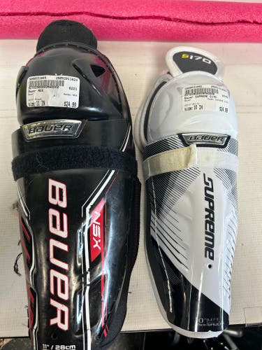 Junior Bauer 11" Shin Pads (Used)