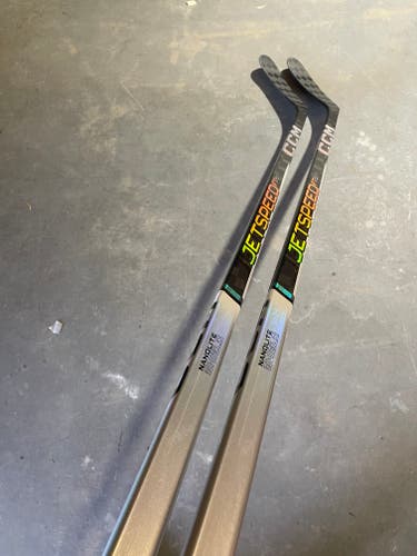CCM JETSPEED FT6 PRO 2 PACK Pro Stock Hockey Stick Grip P90 90 Flex Left 75054