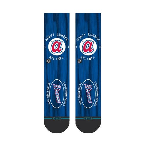 Stance Atlanta Braves Lumber ATL Cooperstown MLB Crew Socks Large 9-13