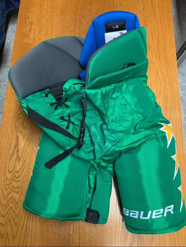 Bauer Nexus Custom Pro Stock Game Used Hockey Pants Wild Reverse Retro Size L