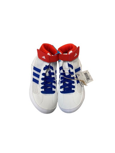 Used Adidas Wrestling Shoes White Youth 10.0 11706-S000361214