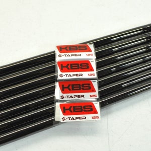 KBS $-Taper 125 S+ Stiff Plus Black PVD 4-PW Shaft Right Steel # 180237