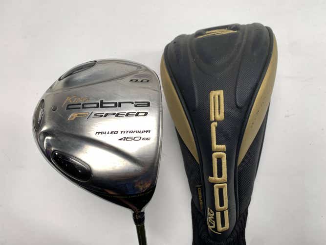 Cobra F Speed Driver 9* Aldila NV-F Speed Tuned 55g Regular RH HC