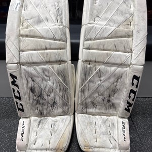 Used CCM EFLEX 5.9 Size 32+1 Goalie Leg Pads
