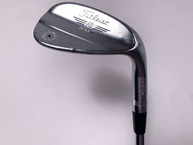 Titleist Vokey SM7 Tour Chrome Gap Wedge GW 52* 8 F-Grind Wedge Steel Mens RH