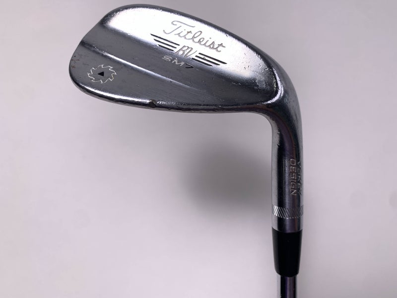 Titleist Vokey SM7 Tour Chrome Gap Wedge GW 52* 8 F-Grind Wedge Steel Mens RH