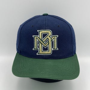 Vintage 90s Milwaukee Brewers Sports Specialties Plain Logo Snapback Hat Rare