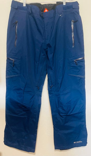 Blue Men's Adult XXL Columbia Ski Pants Omni-Heat (New)