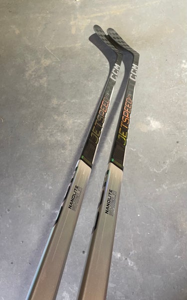 CCM JETSPEED FT6 PRO 2 PACK Pro Stock Hockey Stick Grip P90T 75 Flex Left 85673