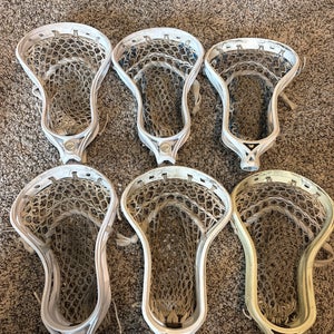 6 ECD and Maverik Strung( some holes ) Heads(Used)