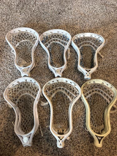 6 ECD and Maverik Strung( some holes ) Heads(Used)