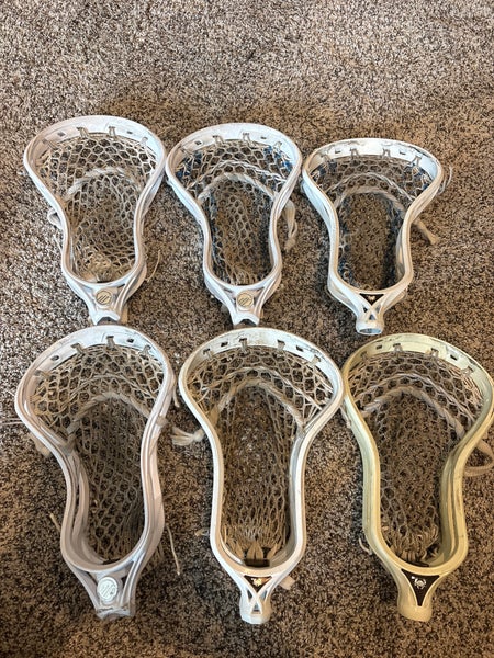 6 ECD and Maverik Strung( some holes ) Heads(Used)