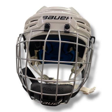 Used Bauer PRODIGY Helmet Cage Combo White MD 11375-S000365135