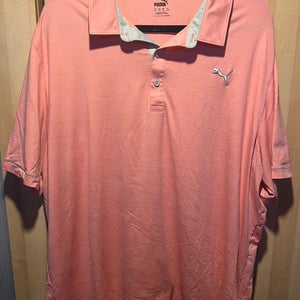Puma Men's Coral Polo Shirt Size XXL
